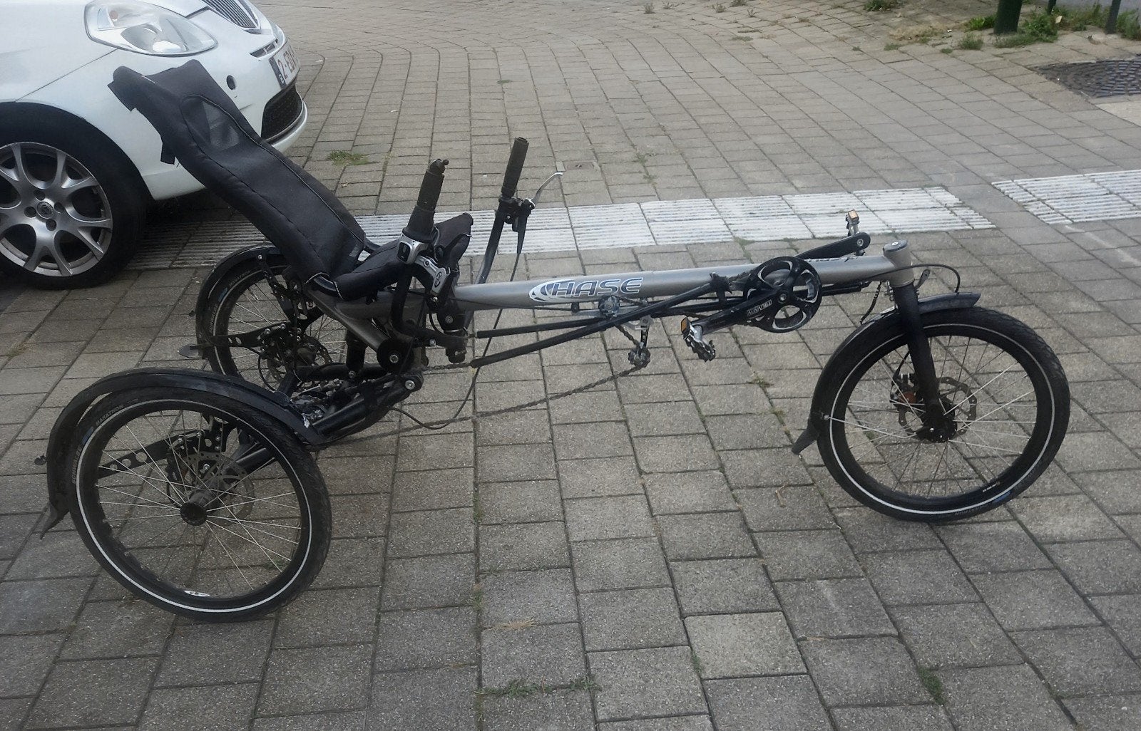 tricycle couché Hase Lepus, Vélos & Vélomoteurs, Vélos | Tricycles, Enlèvement, Comme neuf, Frein à disque, Hase Lepus