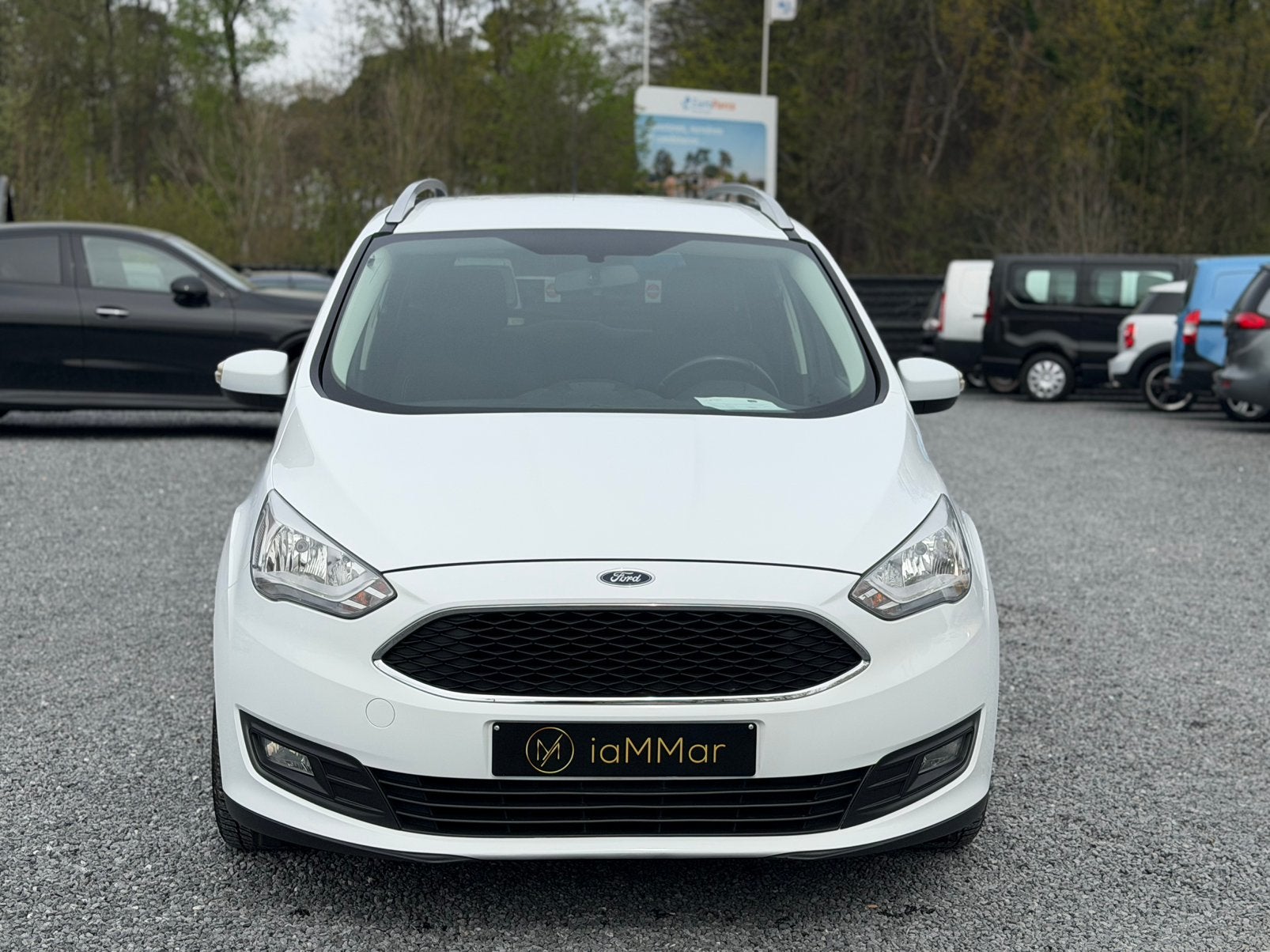 FORD GRAND CMAX - 7 ZITPLAATS, Auto's, Zwart, Bedrijf, Handgeschakeld, Onderhoudsboekje