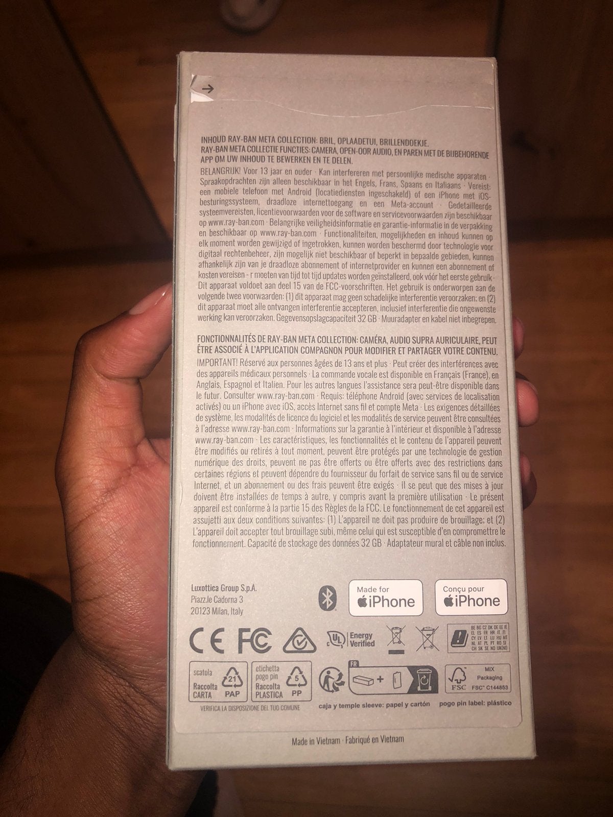 Ray-Ban Meta Headliner Gen 2 slimme bril verzegeld 10/10, Computers en Software, Ophalen of Verzenden, Nieuw