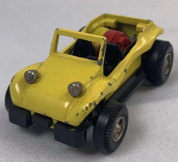 Darda Motor Beach Buggy 10 Geel Vintage Auto modelauto 80s, Verzenden, Zo goed als nieuw, Auto, Overige merken