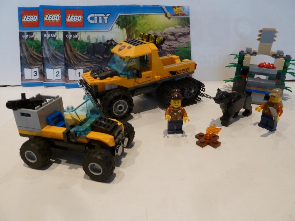 Lego City Jungle 60159 Jungle Halftrack Mission, Compleet, City, Lego, Ophalen of Verzenden