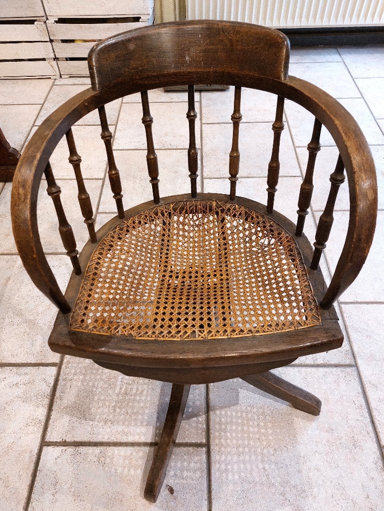 Fauteuil pivotant ancien, Antiquités & Art, Enlèvement