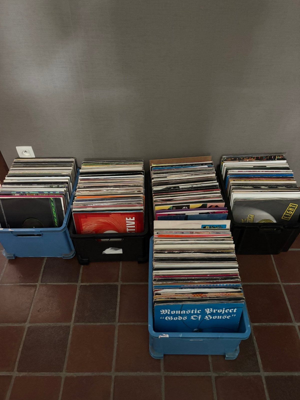 Mooi lot van ongeveer 600 platen!, CD & DVD, Vinyles | Dance & House, Enlèvement, Utilisé, 12 pouces, House