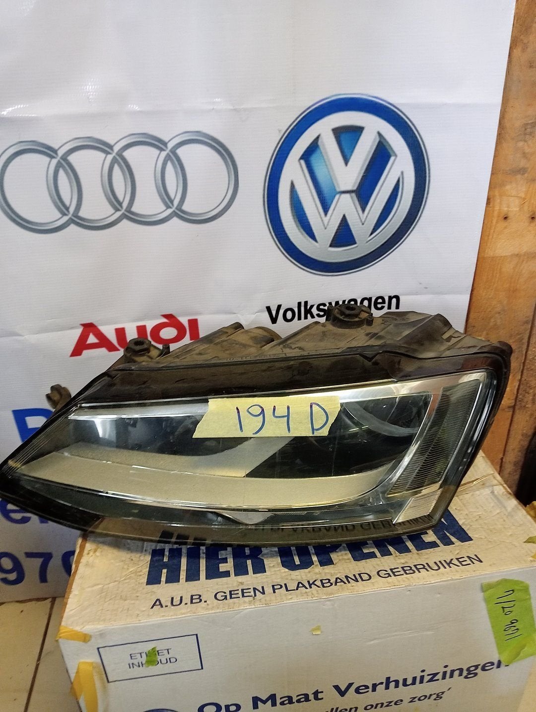 Volkswagen Jetta Koplamp Halogeen Links 5C7941005A, Gebruikt, -, Volkswagen, -
