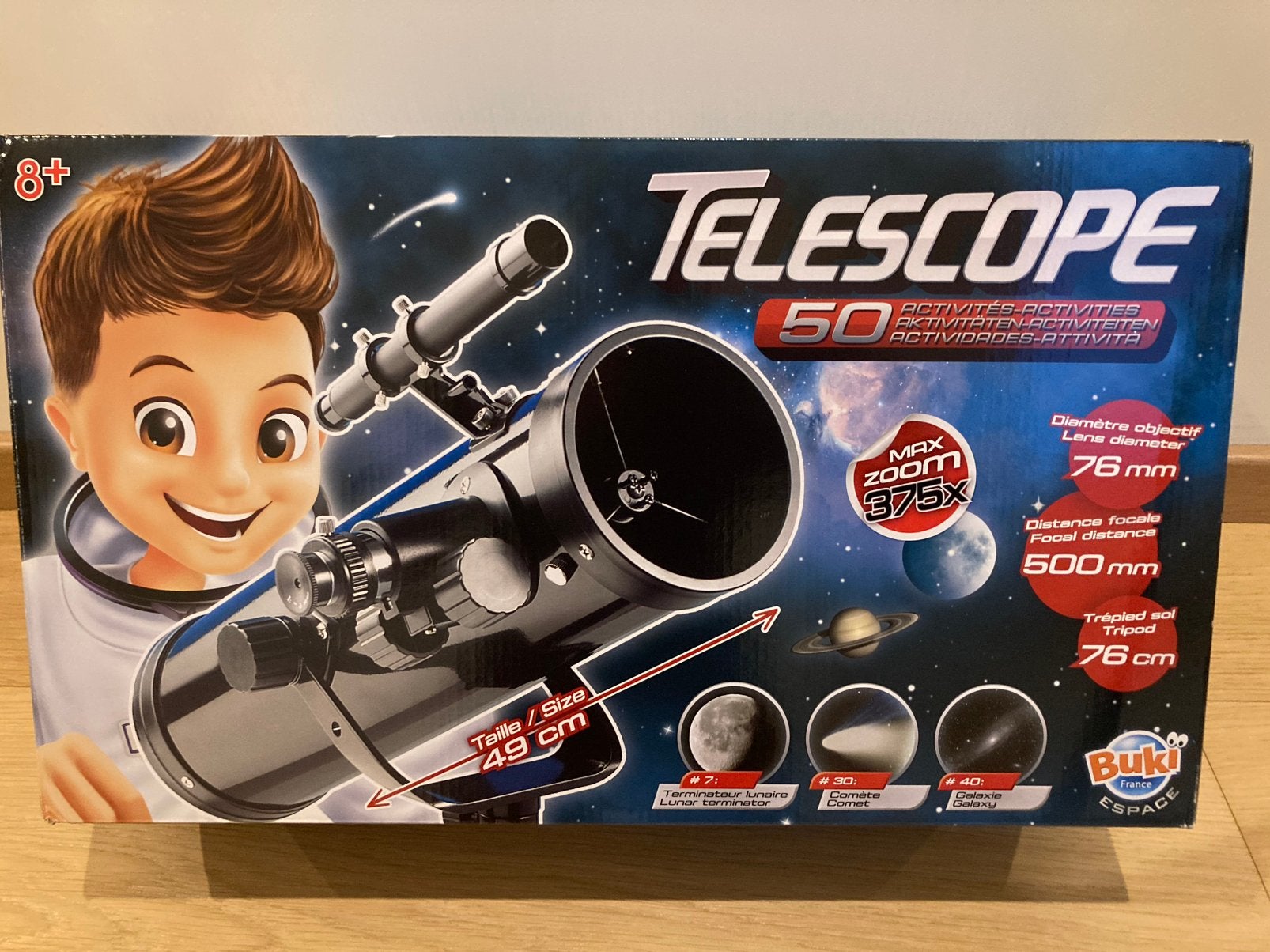 Buki-telescoop, Hobby en Vrije tijd, Ophalen, Zo goed als nieuw