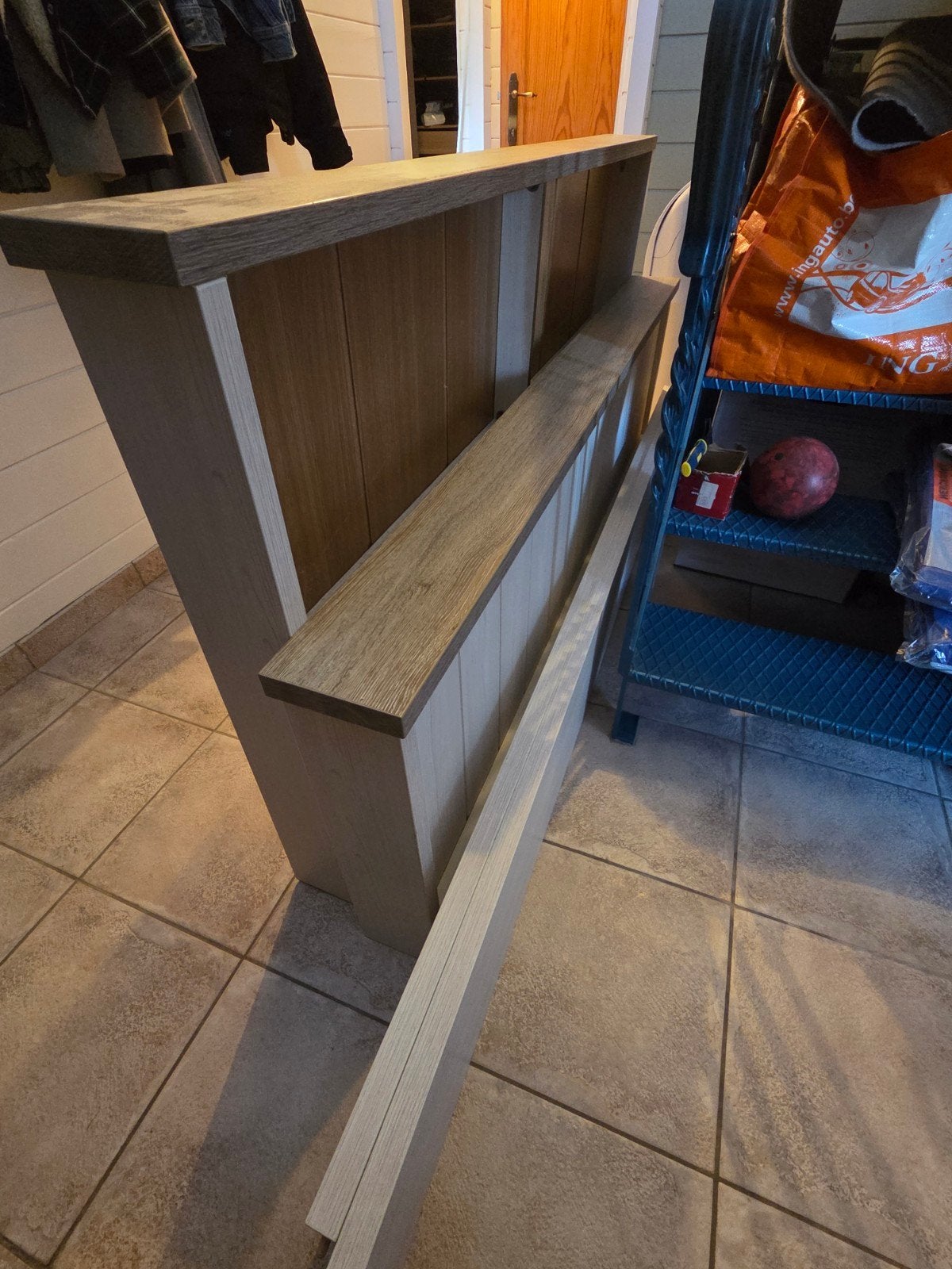 Bedframe, (zonder onderstel). Verdwijnt snel!, Ophalen, Zo goed als nieuw, Tweepersoons