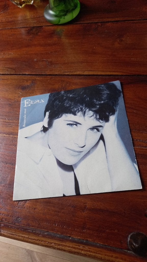 vinyl (45T) elsa "bouscule moi", Ophalen, Zo goed als nieuw, Pop