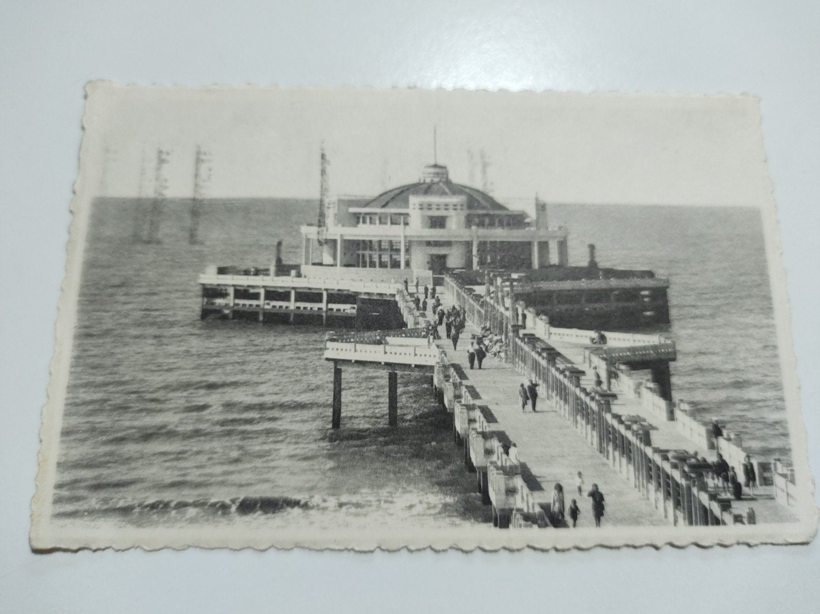 Blankenberge de pier, Ophalen of Verzenden, 1940 tot 1960, Gelopen, West-Vlaanderen