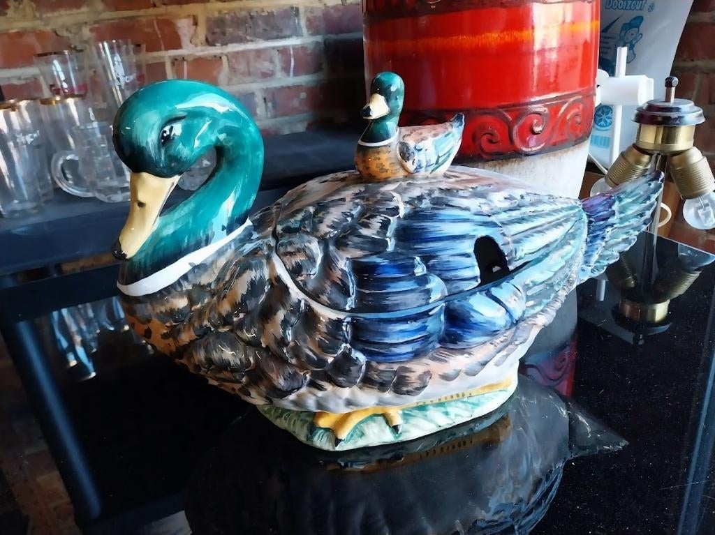 Belle ceramique soupière canard, Antiquités & Art, Enlèvement ou Envoi