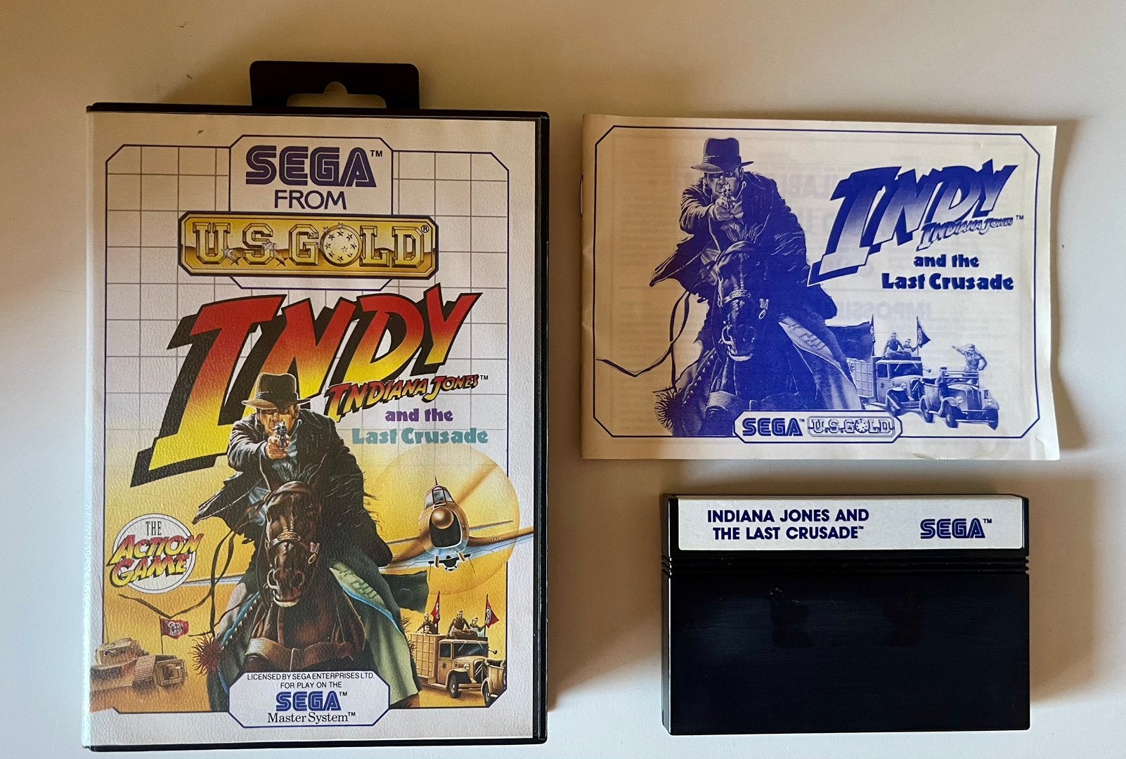 Système Sega Master Indiana Jones, Consoles de jeu & Jeux vidéo, Enlèvement, Comme neuf, Master System