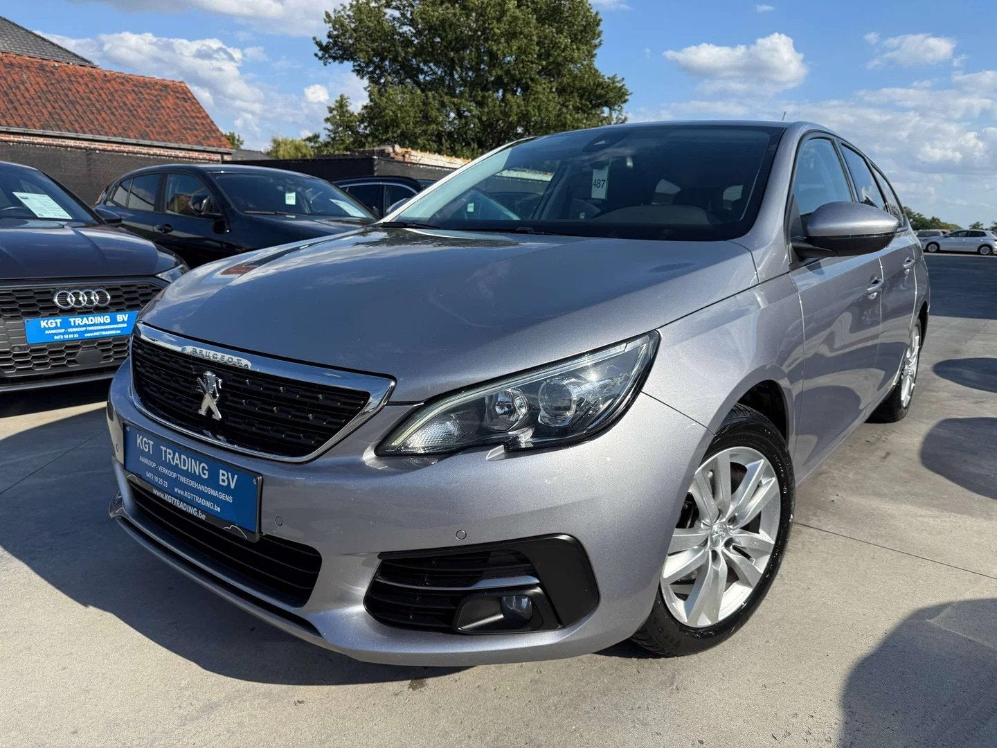 Peugeot 308 SW 1.5 BLUEHDI 130PK NAVIGATIE CARPLAY BLUETOOTH, Autos, Argent ou Gris, Achat, Entreprise, 5 portes