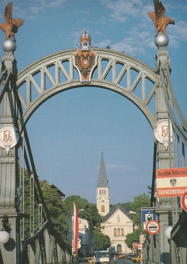 OBERNDORF - LAUFEN  -  Salzachbrug, Verzamelen, Ophalen of Verzenden, Ongelopen, Oostenrijk