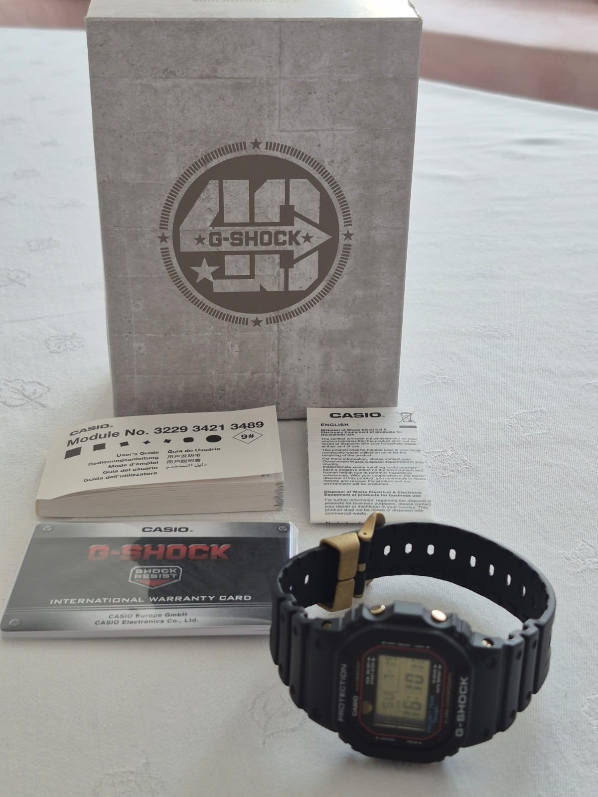 G-shock 40th anniversary, Ophalen of Verzenden, Zo goed als nieuw