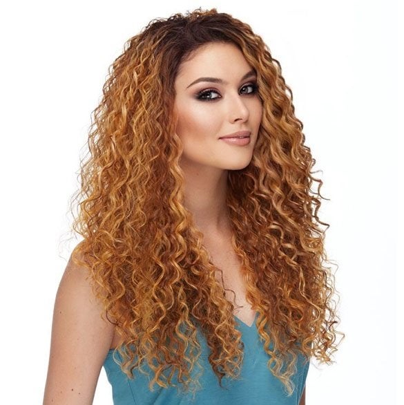 Lace pruik lang met krullen Delaney kleur TT4.3147, Enlèvement ou Envoi, Neuf