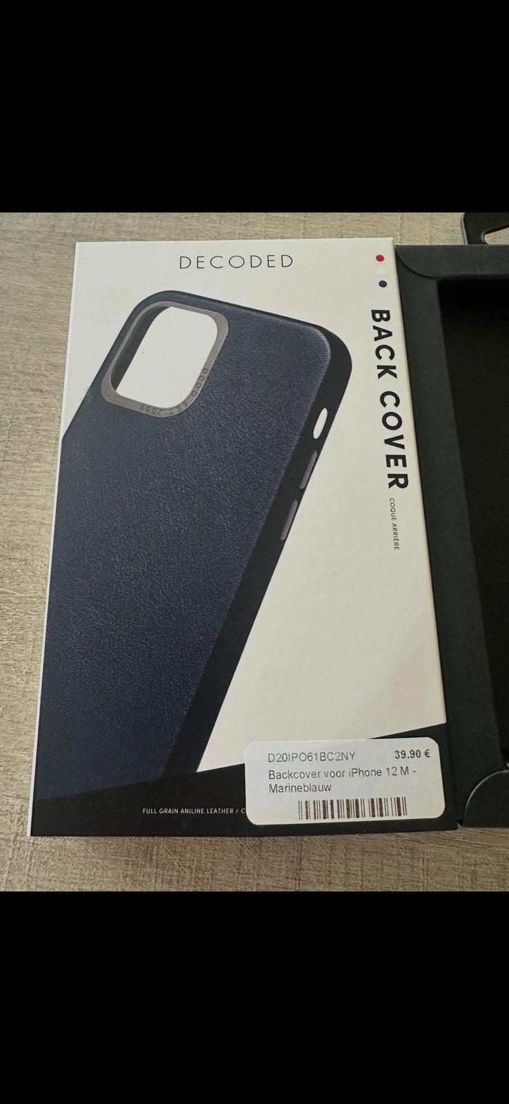 Hoesje iphone 12/ iphone 12 pro NIEUW, MagSafe, Blauw, Nieuw, Hoesje of Tasje