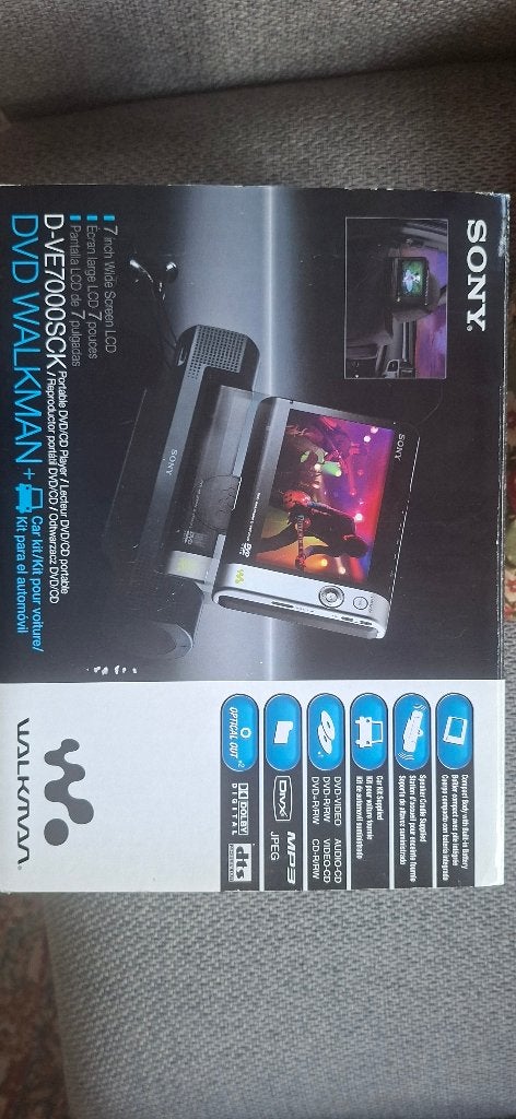 Sony DVD Walkman + car-kit voor auto, Enlèvement, Autres types