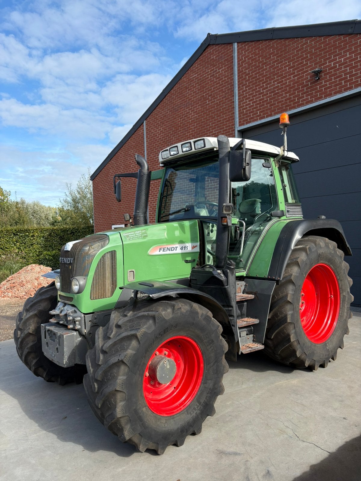 Fendt 411 com3, Ophalen, Fendt