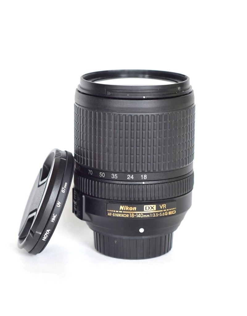 Lens Nikkor 18-140 f/3.5-5.6 G ED DX VR, Enlèvement ou Envoi, 18 mm, Utilisé, Moteur autofocus ultrasonique