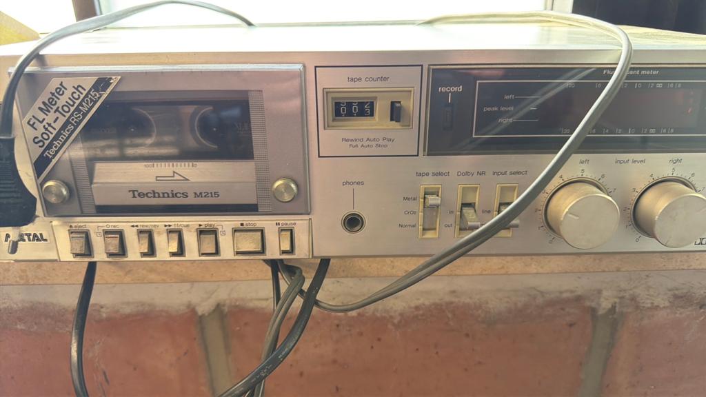 Technics m 215 cassettespeler, recorder, Audio, Tv en Foto, Radio's, Ophalen, Gebruikt