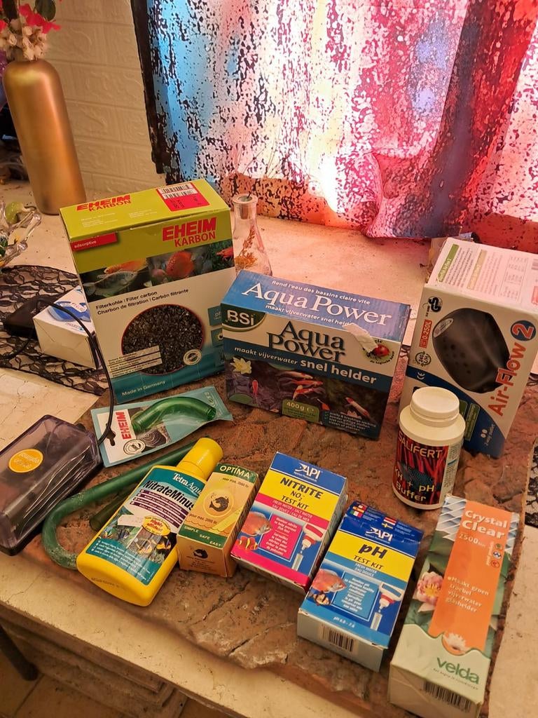 Lot aquarium complet – matériel + accessoires, Enlèvement