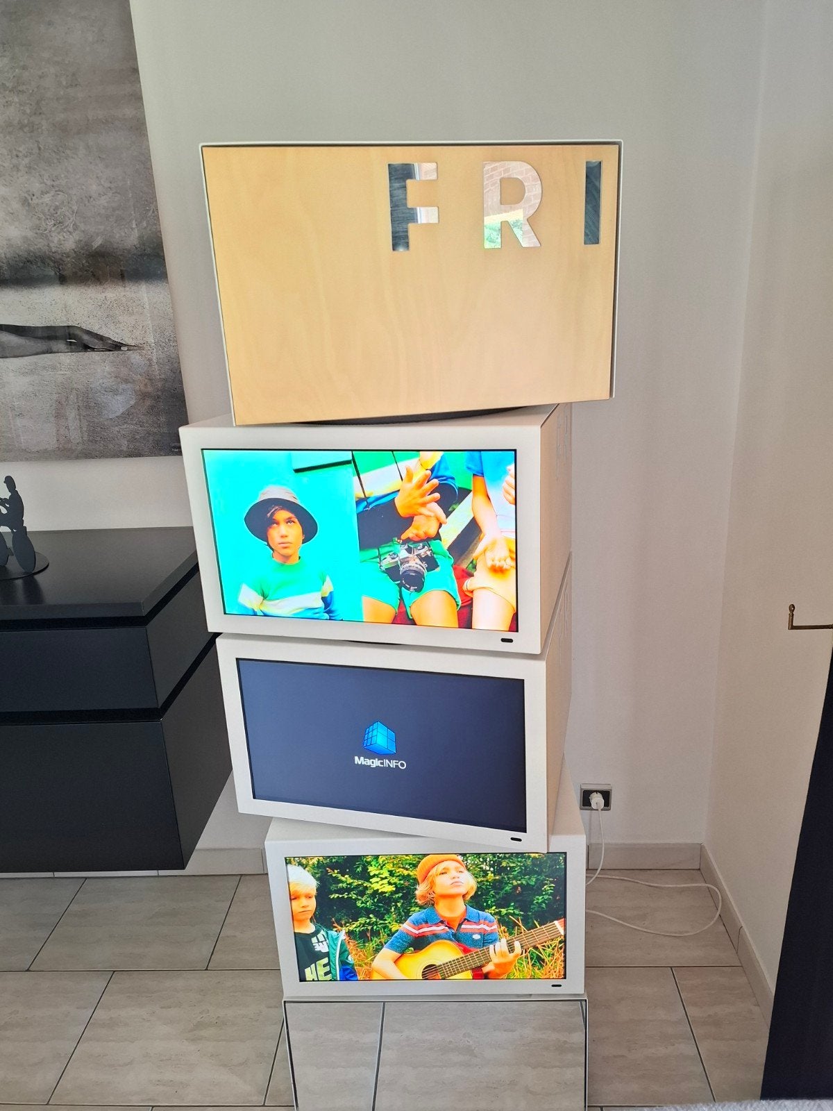 Professionele Reclametoren - 4 Samsung TV's - Ideaal voor Wi, Ophalen