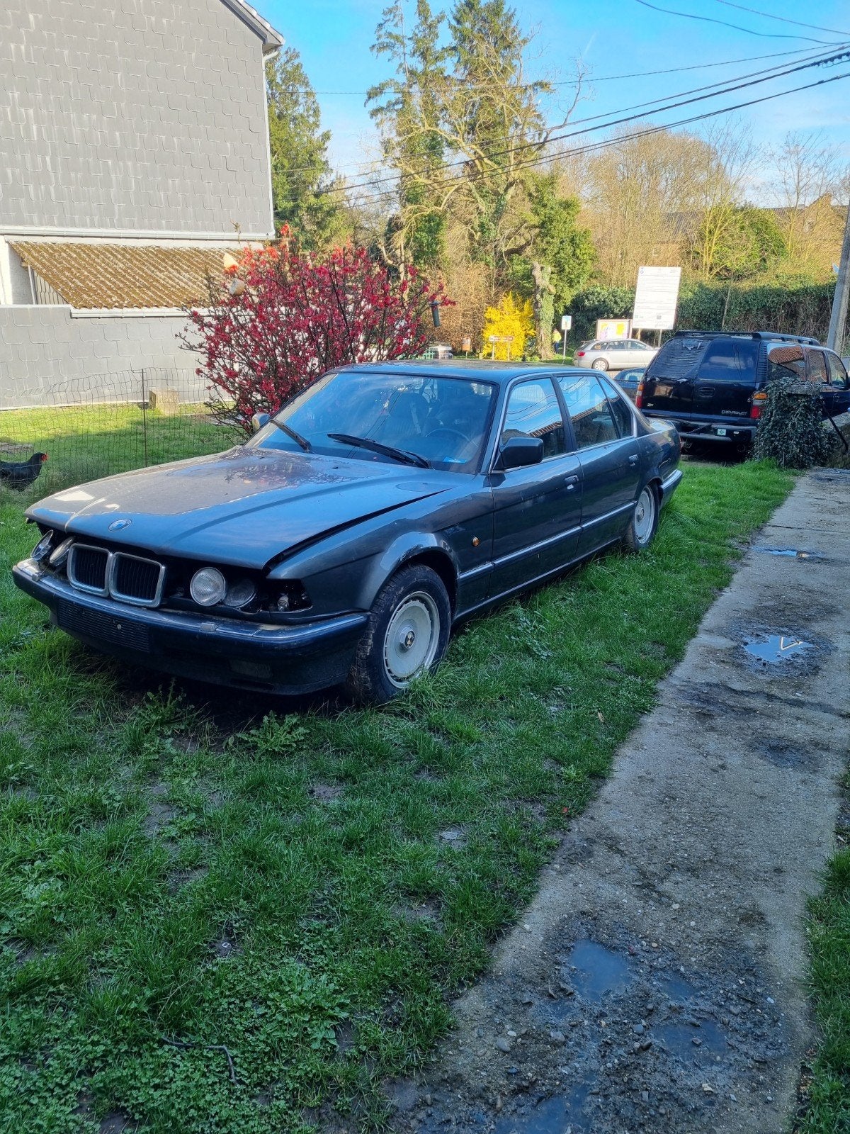 Bmw 750il v12 300cv année restaurée., Achat, Beige, 5000 cm³, 12 cylindres