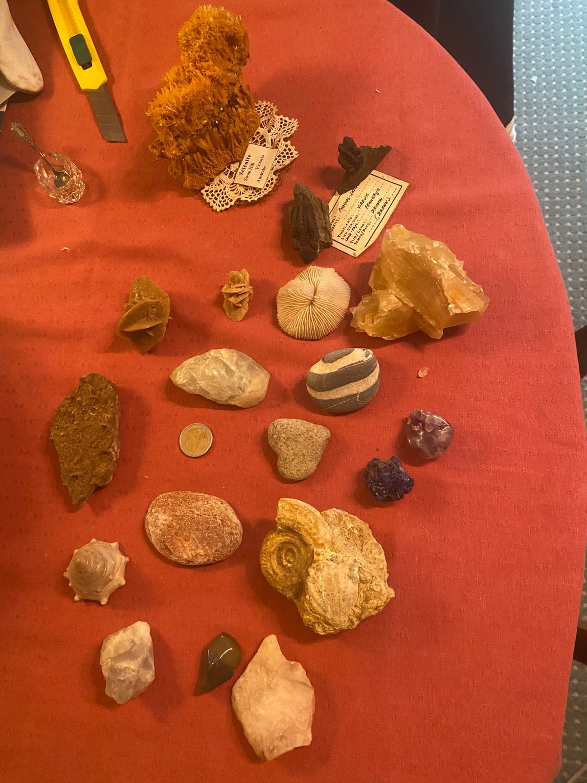 lot de mineraux et fossiles vendu en un seul lot, Collections, Enlèvement ou Envoi