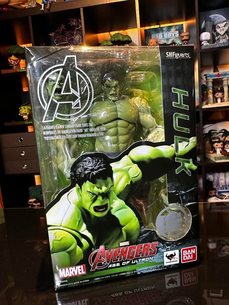 Hulk SH Figuarts Bandai Avengers Age of Ultron — volledig, Verzamelen, Beelden en Beeldjes, Gebruikt, Ophalen of Verzenden