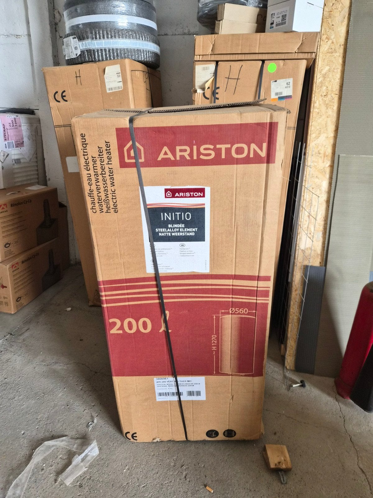 boiler 200l, Doe-het-zelf en Bouw, 100 liter of meer, Ophalen, Nieuw, Boiler
