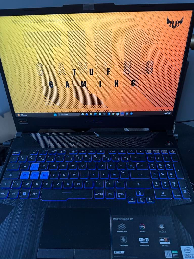 Pc portable gamer asus tuf F15, Ophalen, Met videokaart, 15 inch, Zo goed als nieuw