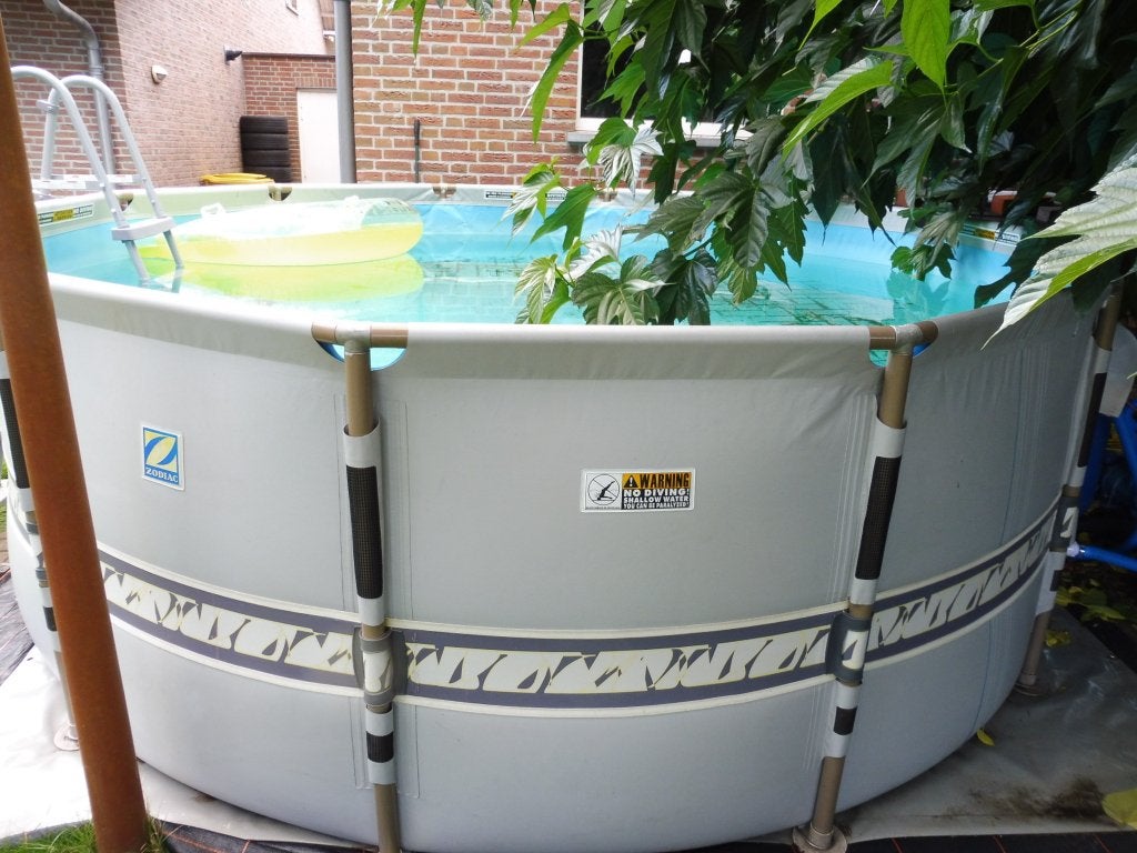 Zodiac zwembad Rond 3,75 x 1,25 meter met pomp / zandfilter, Tuin en Terras, Rond, 300 cm of meer, Opzetzwembad, 200 tot 400 cm