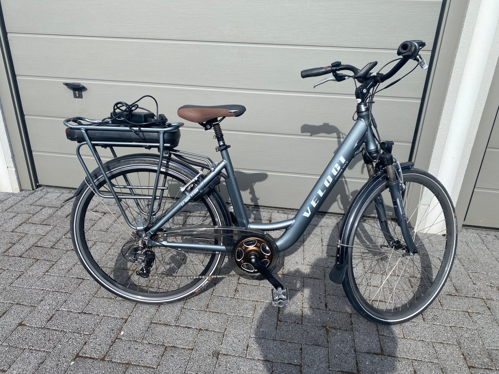 Elektrische fiets veloci middenmotor, Ophalen, Zo goed als nieuw