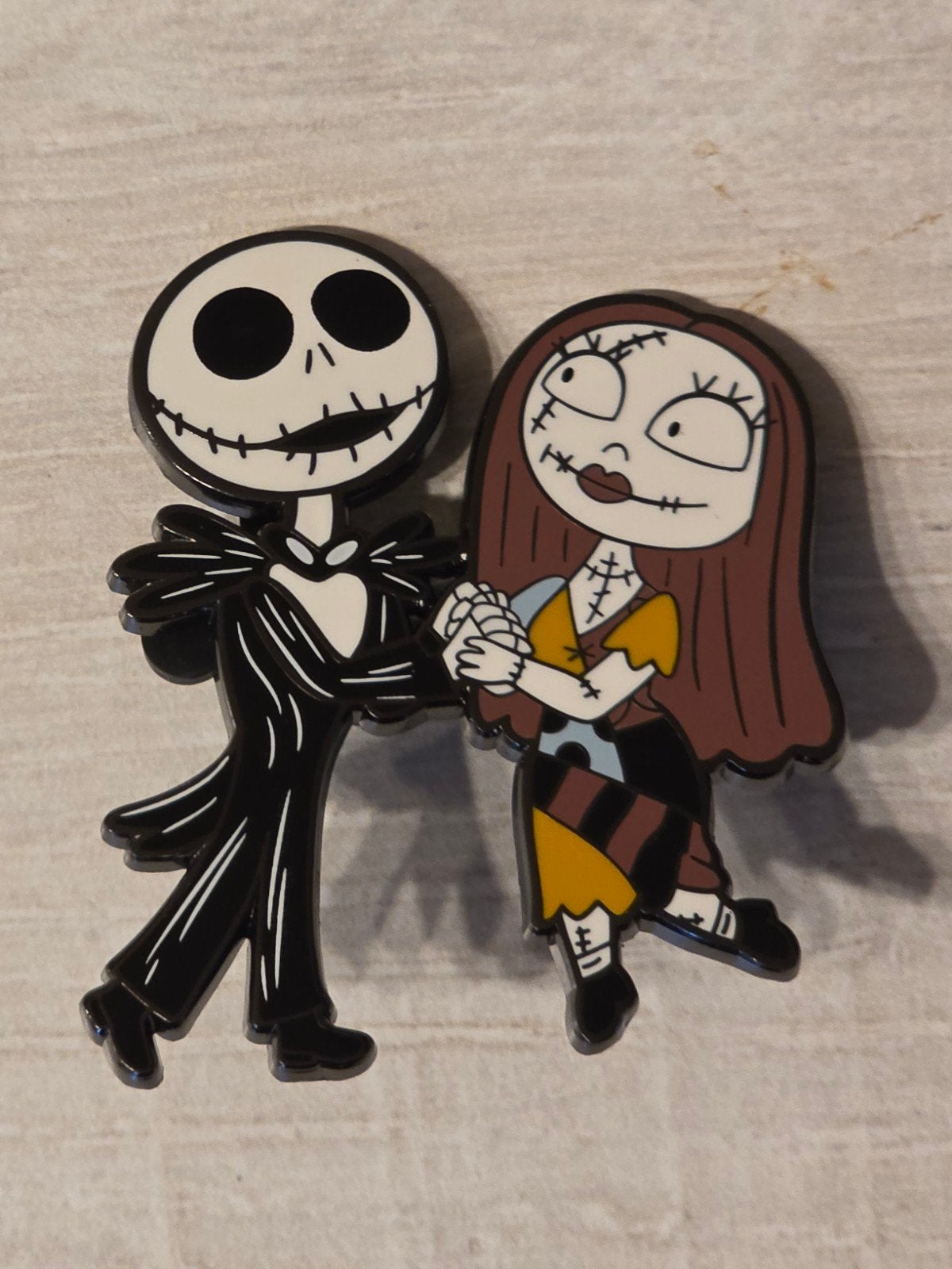Jack and Sally Pin Disneyland Paris NBC, Ophalen of Verzenden, Overige figuren, Zo goed als nieuw, Overige typen