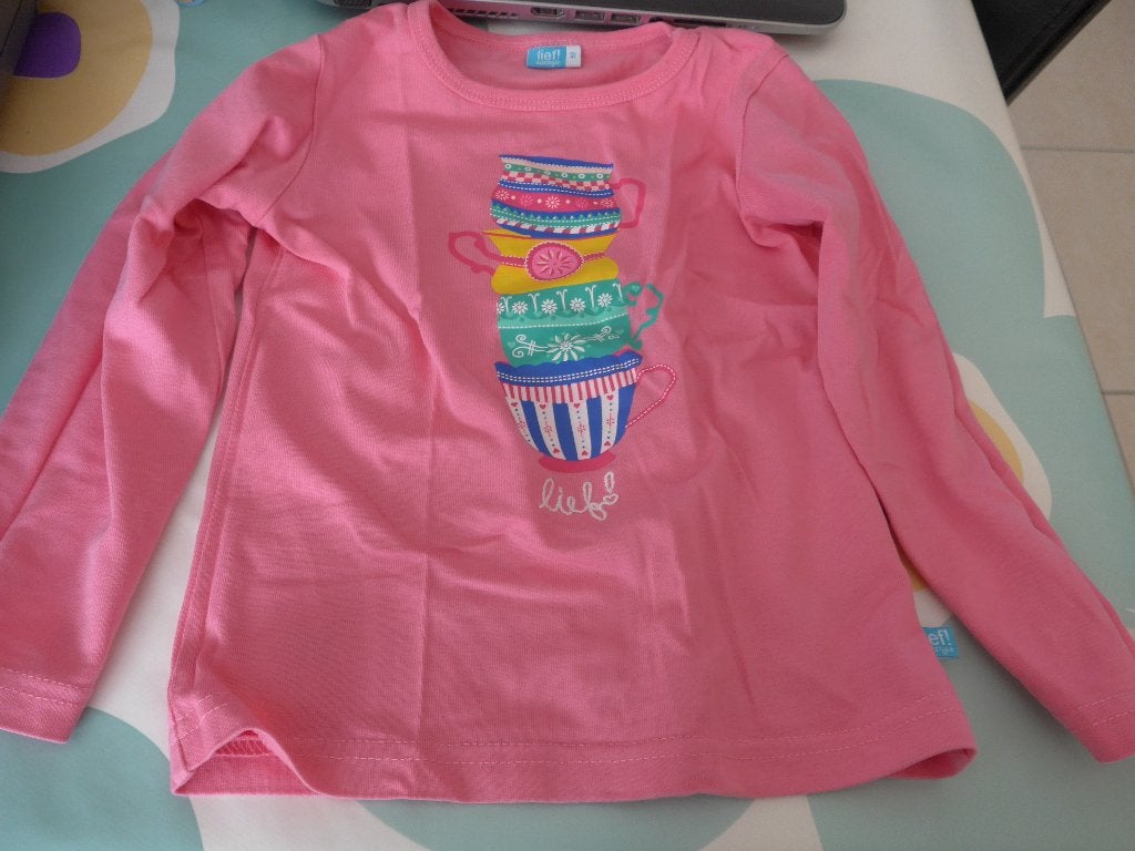 Roos t-shirt met lange mouwen lief, Enfants & Bébés, Enlèvement ou Envoi, Chemise ou À manches longues, Lief!, Utilisé