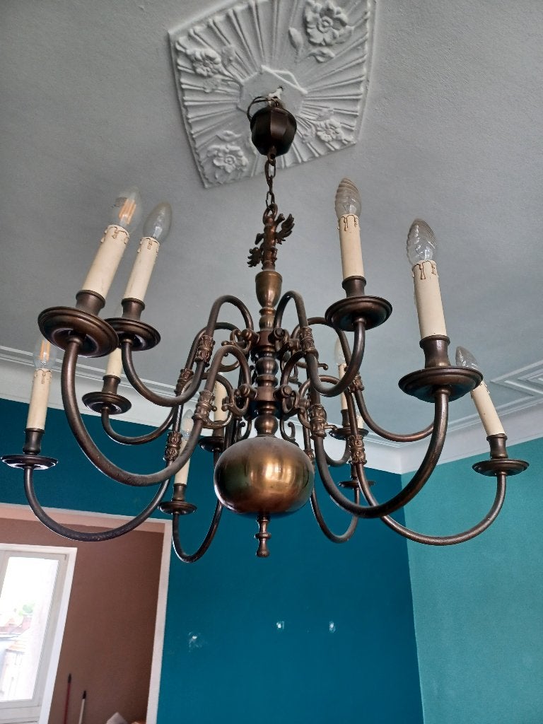Lustre, Enlèvement, Utilisé, Métal