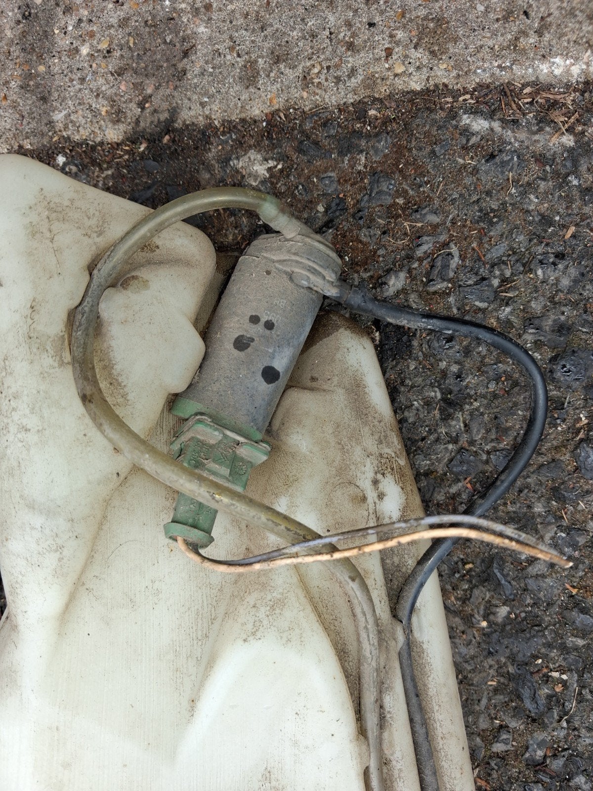 Bocal de lave glace avec moteur Peugeot 206, Enlèvement, Peugeot