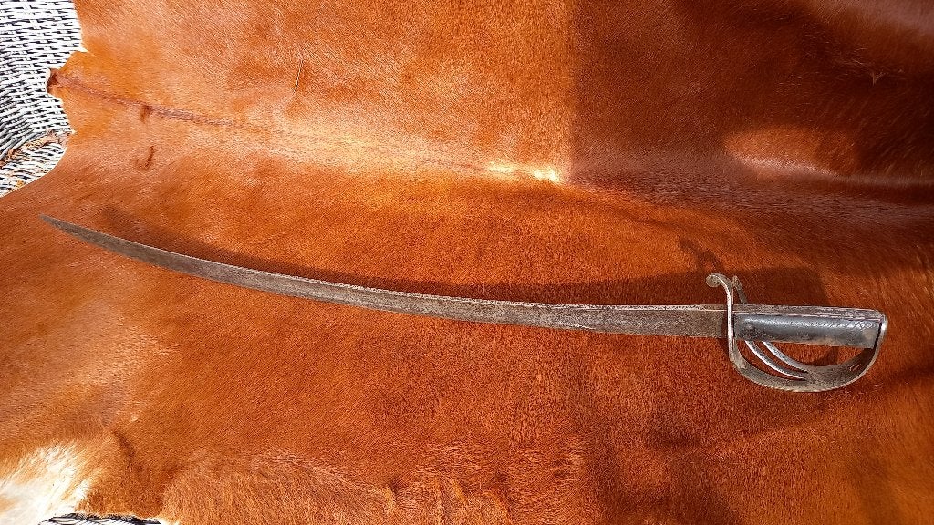 Coutelas bleu marine rare Mole & Sons Birmingham, Collections, Enlèvement ou Envoi, Marine, Épée ou sabre