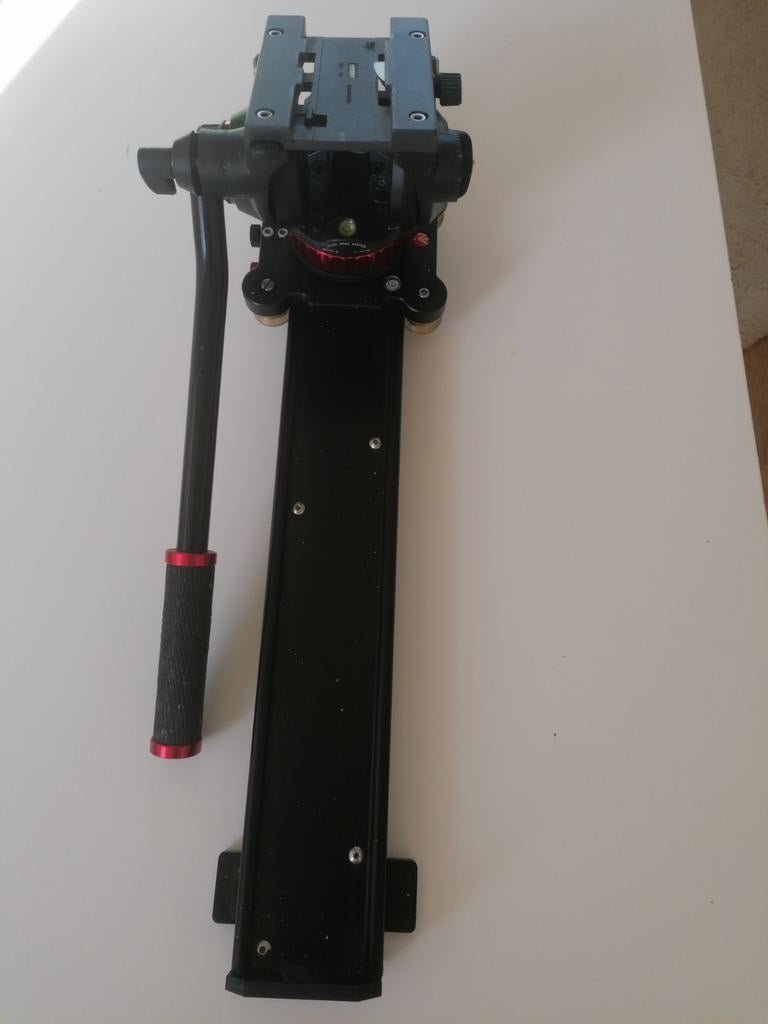 Manfrotto sliding en statief kop, Enlèvement