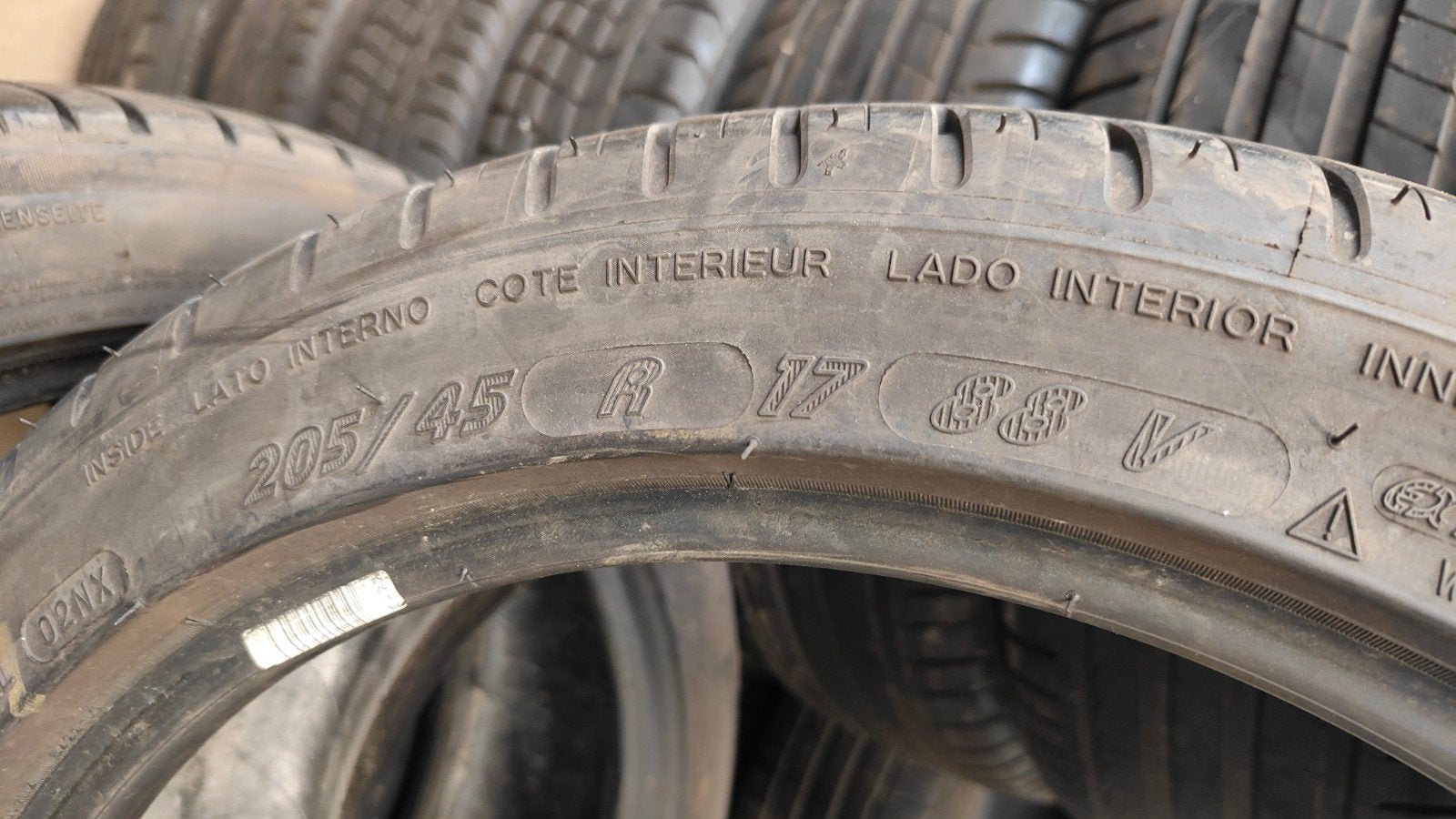 205/45r17 215/45r17 225/45r17 205/55r17, Enlèvement
