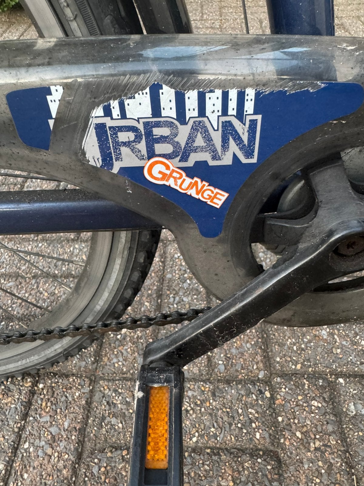 Blauwe Bike For Fun: urban grunge fiets, wielmaat 24, Ophalen, 24 inch, Velgrem, Zo goed als nieuw