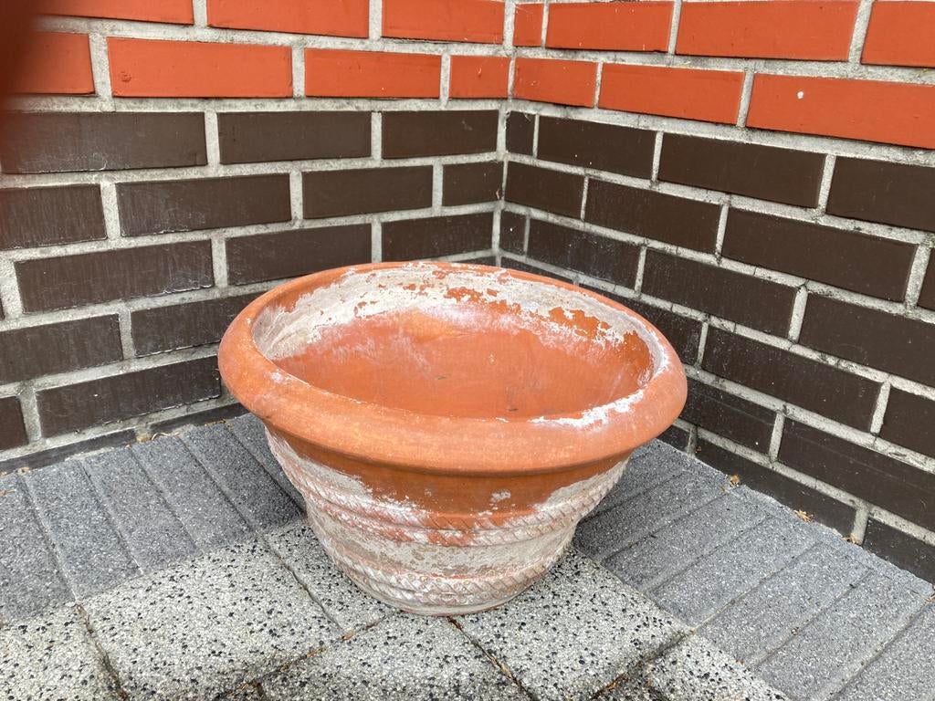 Aardewerk pot!, Tuin en Terras, Bloempotten, Ophalen, Zo goed als nieuw, Aardewerk