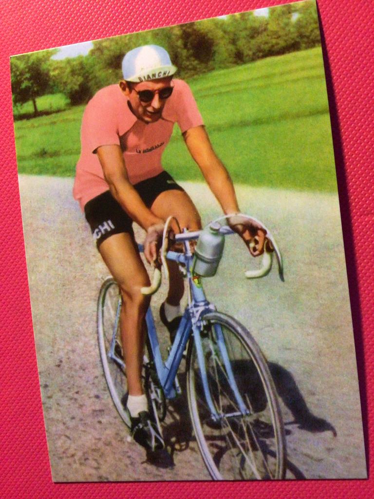 wielerkaart giro 1952 team bianchi fausto coppi, Verzenden, Zo goed als nieuw