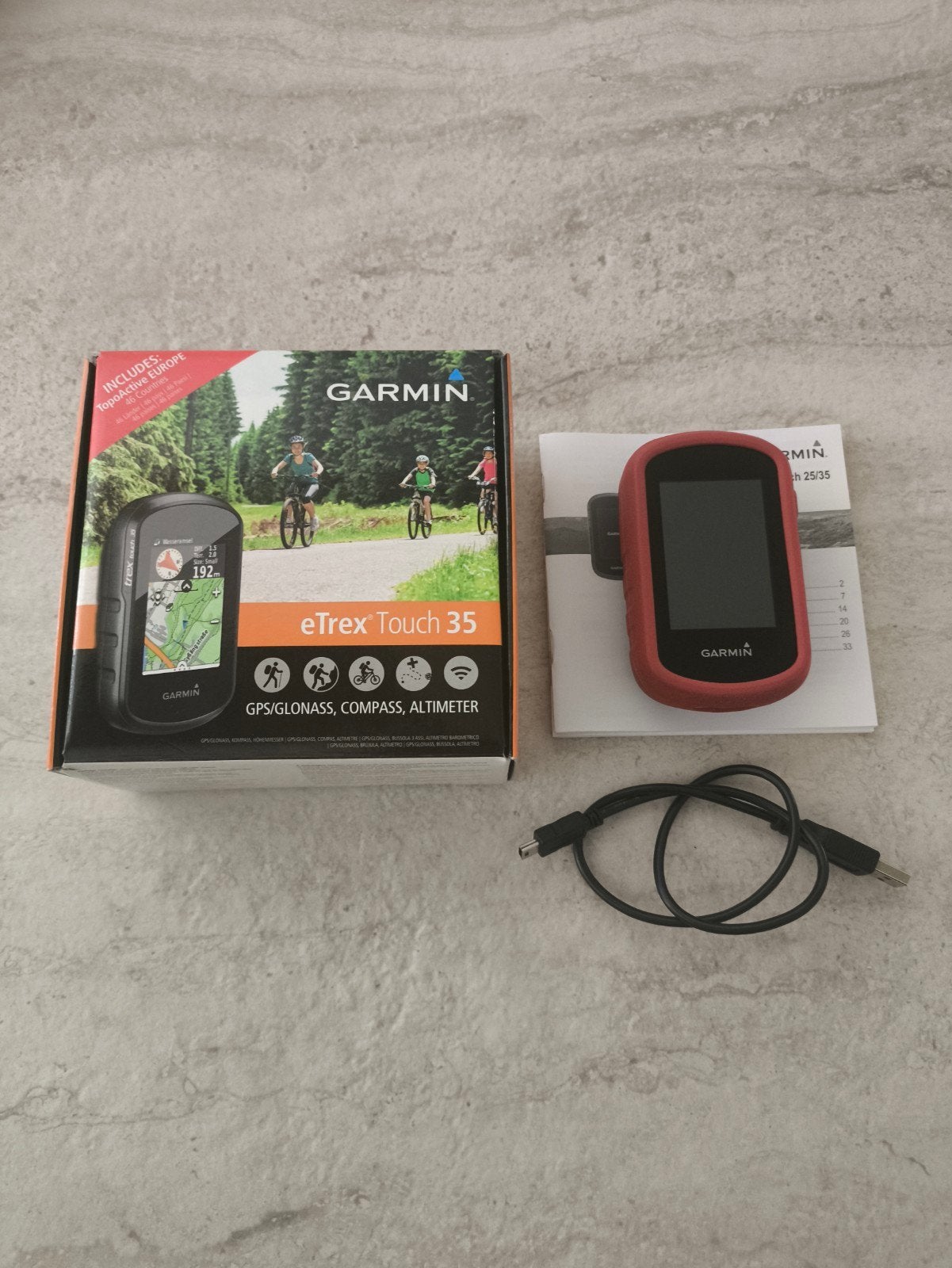 Garmin eTrex Touch 35, Ophalen of Verzenden, Zo goed als nieuw, Navigatie of Gps