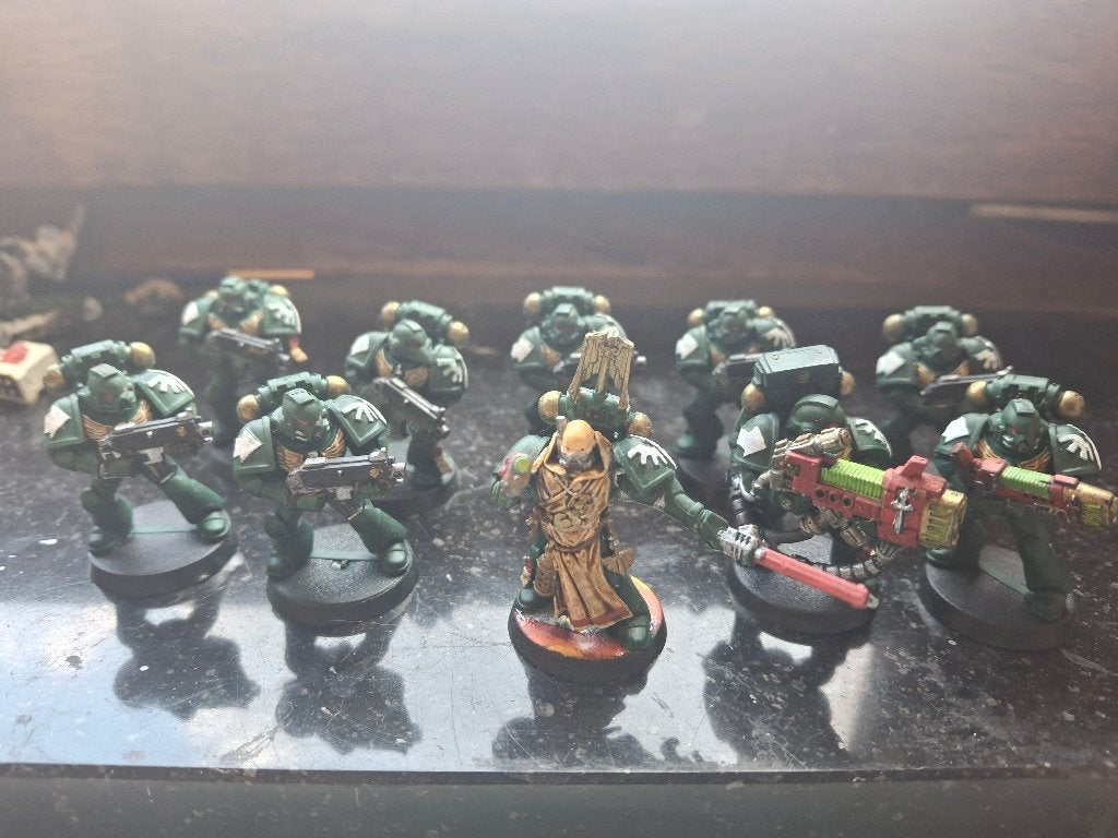 WH 40K Dark Angels, Hobby & Loisirs créatifs, Peint, Enlèvement ou Envoi, Figurine(s), Warhammer 40000