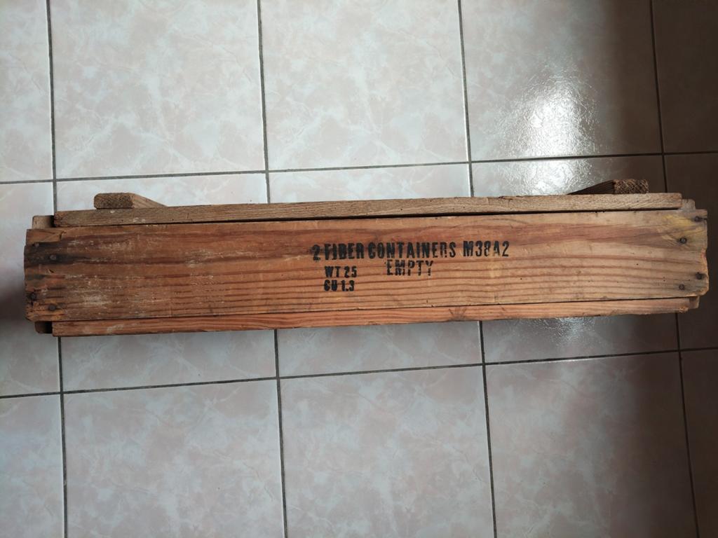 US Army wood box M38A2, Ophalen of Verzenden