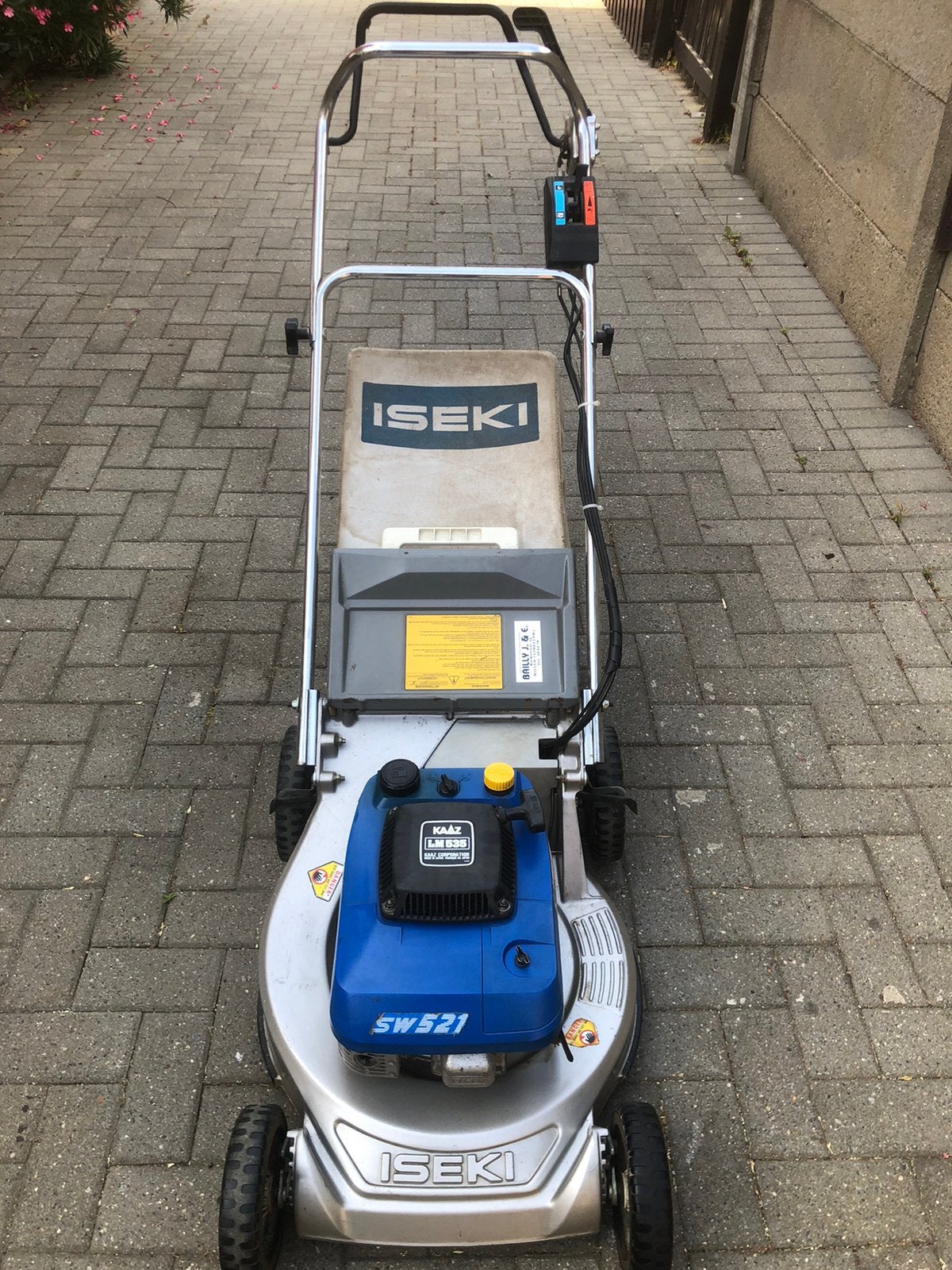 Iseki grasmaaier in prima staat., Ophalen, Gebruikt, 50 cm of meer, Opvangzak