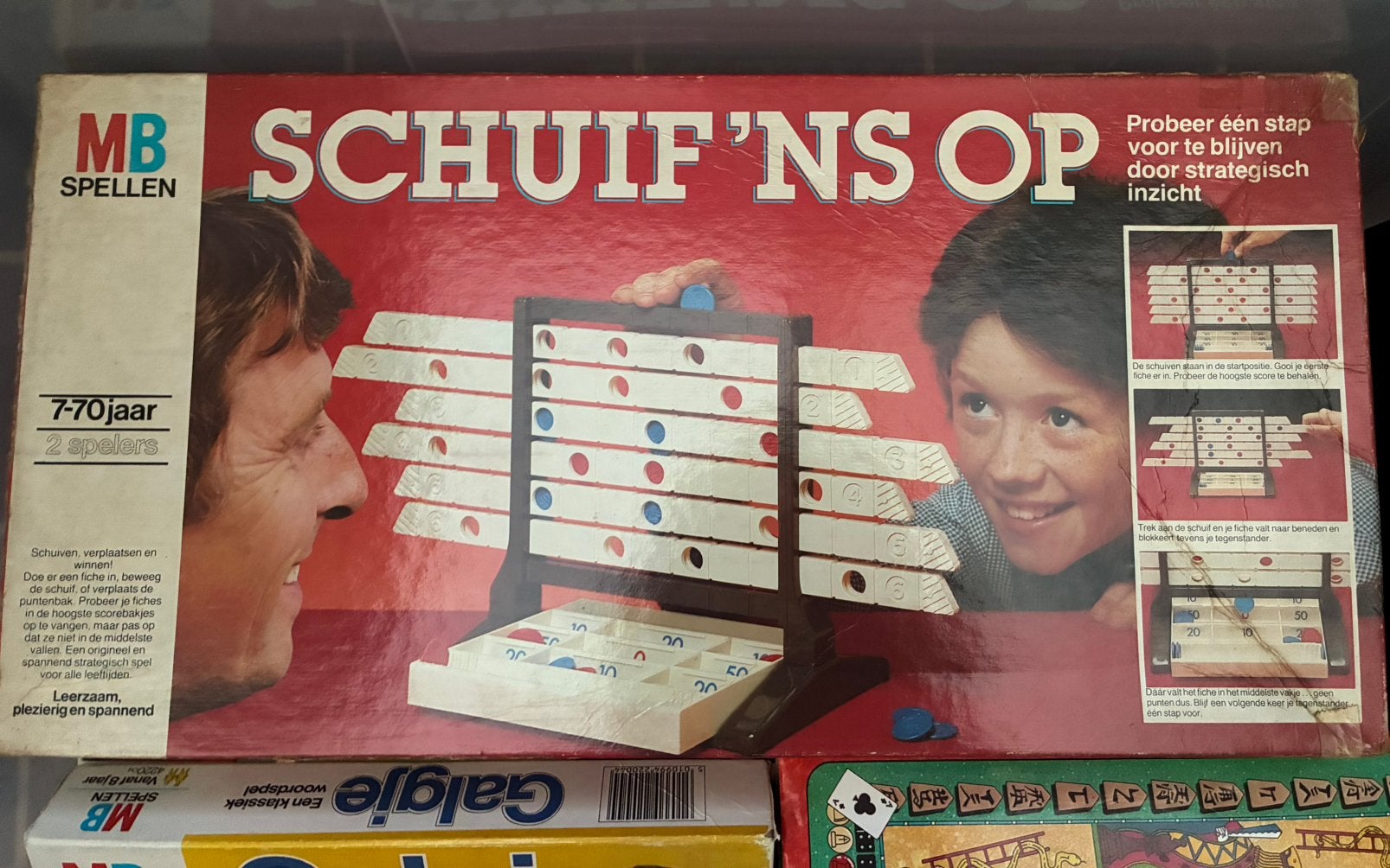 Gezelschapsspel Schuif eens op, Hobby en Vrije tijd, Gezelschapsspellen | Bordspellen, Een of twee spelers, Ophalen, Gebruikt
