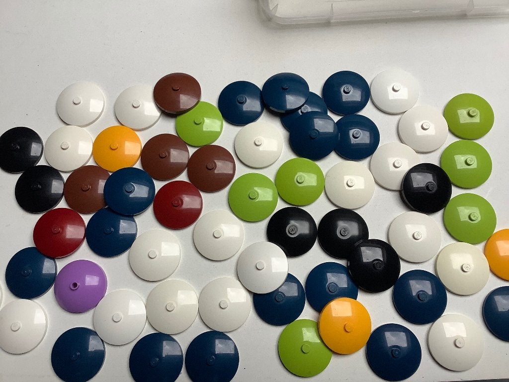 Lego Dish 4x4 Inverted (Radar) with Solid Stud 58st / 507-7, Ophalen of Verzenden, Gebruikt, Losse stenen, Lego