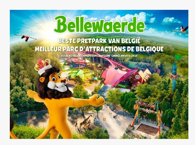 Toegangstickets Bellewaerde Park, Trois personnes ou plus, Ticket ou Carte d'accès