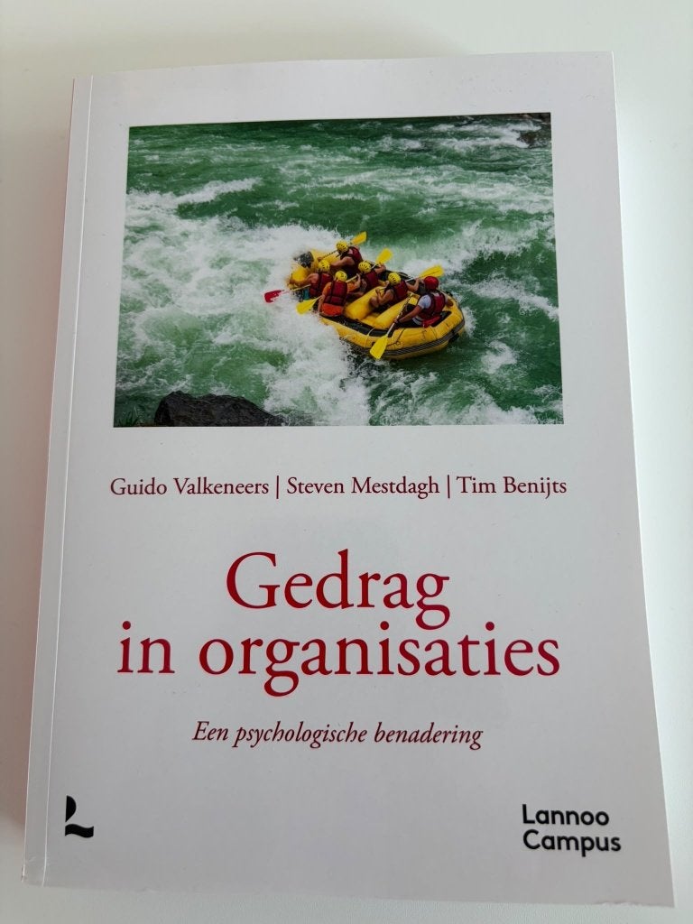 Gedrag in organisaties, Boeken, Ophalen of Verzenden, Zo goed als nieuw, Hoger Onderwijs, Tim Benijts; Steven Mestdagh; Guido Valkeneers